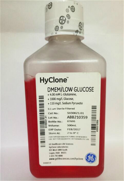Hyclone海克隆SH30021 DMEM 培养基低糖含谷氨酰胺丙酮酸钠